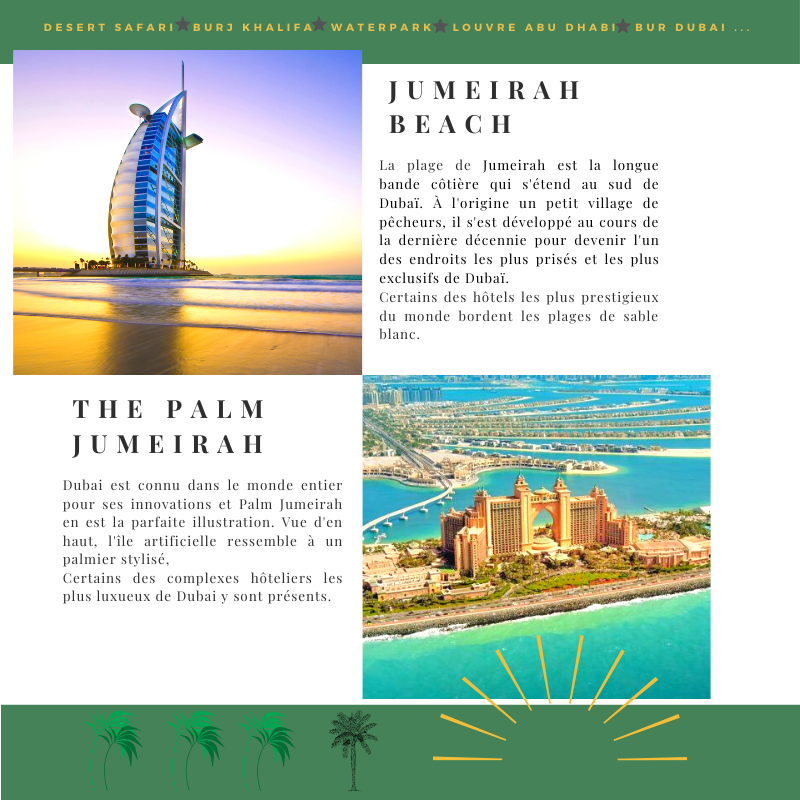 Dubai Travel Jumeirah and The Palm